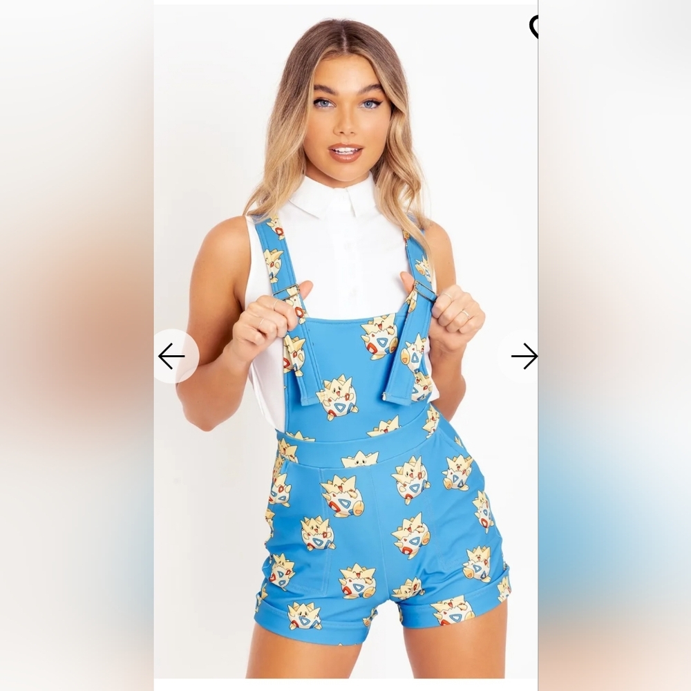 Blackmilk Togepi Short Overalls Pokemon
